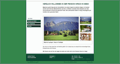 Desktop Screenshot of gasthof-hirsch-seeg.de