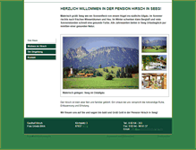 Tablet Screenshot of gasthof-hirsch-seeg.de